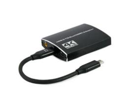 Adaptador Usb-c a Doble Hdmi 4k 60hz Negro