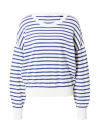 EDC BY ESPRIT Pullover  navy / offwhite