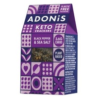 Pimenta preta ceto e biscoitos de sal marinho 60 g - Adonis