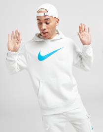 Nike Repeat Swoosh Hoodie - Only at JD - Branco - Mens, Branco