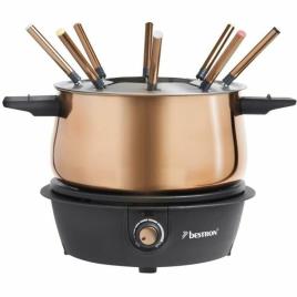 Conjunto de Fondue em Aço Inoxidável Bestron AFD850CO 1,5 L 1200 W