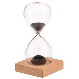Ootb Wood Base Magnetic Sand Clock16cm