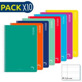 Pacsa Pack 10 Bloc 60 Gr Invoice 80 Sheets Guideline 2.5