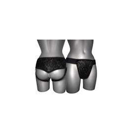 Arnês de luxo com costas pretas S - XL