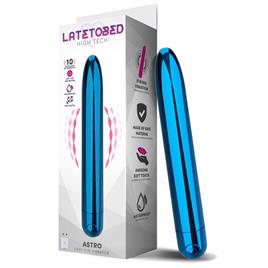 Astro Vibrador 10 Funções 18,5 cm USB Azul