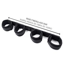 Barra de espaço com barra rígida e algemas de esponja