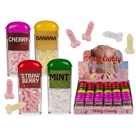 Display 48 Unidades Doces Pênis 4 Sabores