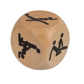 Dado de Madeira Kamasutra 3x3 cm 1 Unidade