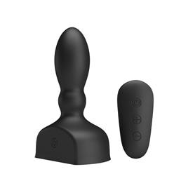 Estimulador Anal Harriet Inflável USB Silicone Preto
