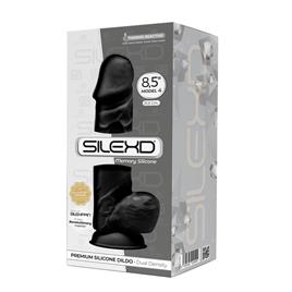 Dildo de dupla densidade Mod. 4 - 8,5 Preto