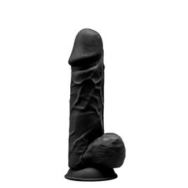 Dildo de dupla densidade Mod. 4 - 8,5 Preto