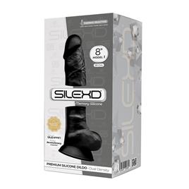 Dildo de Densidade Dupla Mod. 1 - 8 Preto