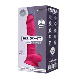 Dildo de dupla densidade modelo 1 (8) 10 funções USB recarregável rosa