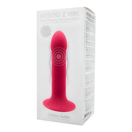 Dildo vibratório de dupla densidade Hitsens 2 6,5 S02 M rosa