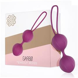 Garbo Double Ball Kegel Silicone Roxo