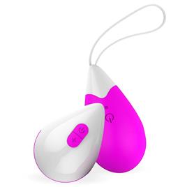 Ovo Vibratório Controle Remoto USB Silicone Roxo