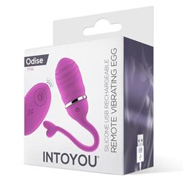 Ovo Vibratório Controle Remoto Odise USB Rosa Silicone