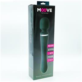 Massageador de silicone preto 2 em 1