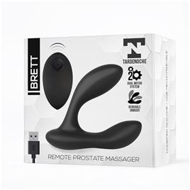 Massageador de próstata Brett silicone líquido de controle remoto USB