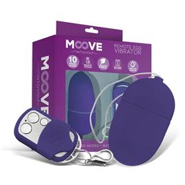 Ovo Vibratório com Controle Remoto Tamanho Médio Roxo