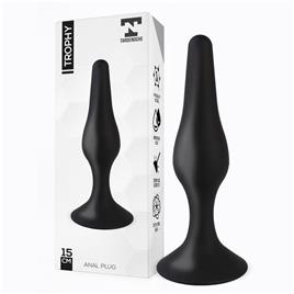 Plugue Anal Trophy 15 cm Silicone Preto