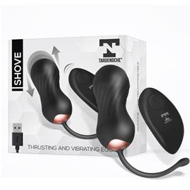 Shove Egg com movimento de impulso e vibrador com controle remoto