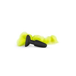 Plugue de Silicone com Cauda - Amarelo