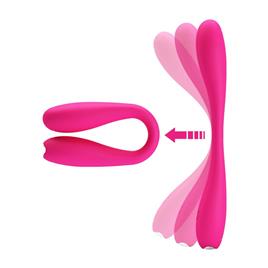 Vibrador Esqueleto do Ponto G Rosa Yedda