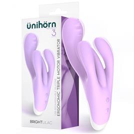 Vibrador Brightlilac Triplo Motor Ergonômico USB Silicone