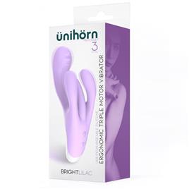 Vibrador Brightlilac Triplo Motor Ergonômico USB Silicone