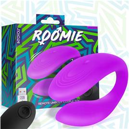 Vibrador Roomie para Casais Silicone Líquido Unibody Controle Remoto USB