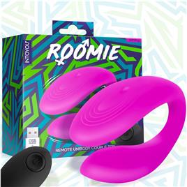 Vibrador Roomie para Casais Silicone Líquido Unibody Controle Remoto USB