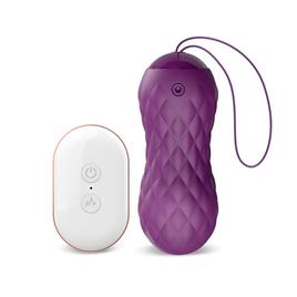 Ovo Vibratório Nima com Movimento de Onda Controle Remoto USB Silicone Roxo