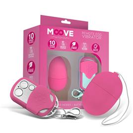 Ovo Vibratório com Controle Remoto Mini Rosa