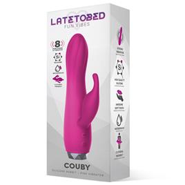 Vibrador Coelhinho de Silicone Rosa Couby