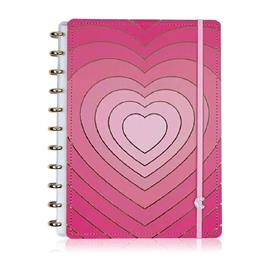Caderno inteligente Grande A4 Golden Love 80 folhas