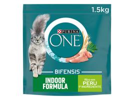 Ração Para Gato Purina One Indoor Com Perú 1.5kg