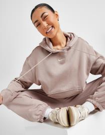 Nike Phoenix Oversized Hoodie - Castanho - Womens, Castanho