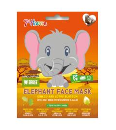 Montagne Jeunesse - 7th Heaven - Máscara facial Animal Mask Elefante - Ginko e flor de lótus