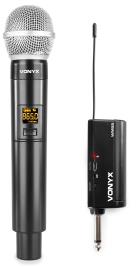 Microfone Mão UHF 2 Canais s/ Fios (WM55) - VONYX