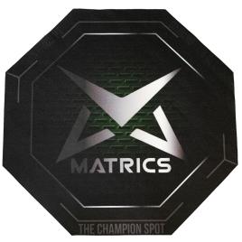 Tapete De Chão Matrics Gaming Glide Green 1000x1000mm