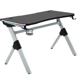 Mesa Gaming YDesk RGB HC-GT-010 (Branco) - 