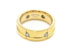 Anel feminino Dourado 14