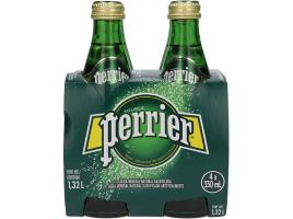 Água Perrier Com Gás Garrafa Vidro 4x0.33l