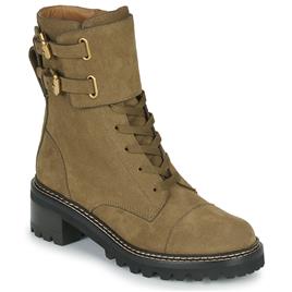 See by Chloé  Botins MALLORY  Cáqui Disponível em tamanho para senhora. 37,38,39.Mulher > Sapatos > Botins