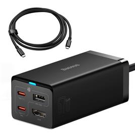 Carregador Baseus Gan5 Pro 2xusb-C + Usb + Hdmi Carregador Baseus Gan5 Pro 2xusb-C + Usb + Hdmi