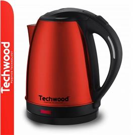 Fervedor de Água Elétrico 1500W 1.8L Vermelho - Techwood