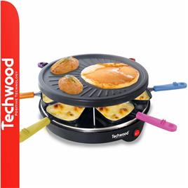 Grelhador Raclette 6 Pessoas 800W - Techwood