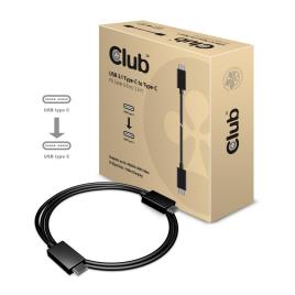 Cabo USB C Macho - USB C Macho 80cm (Preto) - CLUB3D