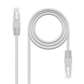 CABO VERMELHO LATIGUILLO RJ45 CAT.6 UTP AWG24,0.5M CINZA NANOCABLE